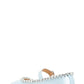 Crystal-Embellished Satin Mary Jane Ballet Flats - Light Blue