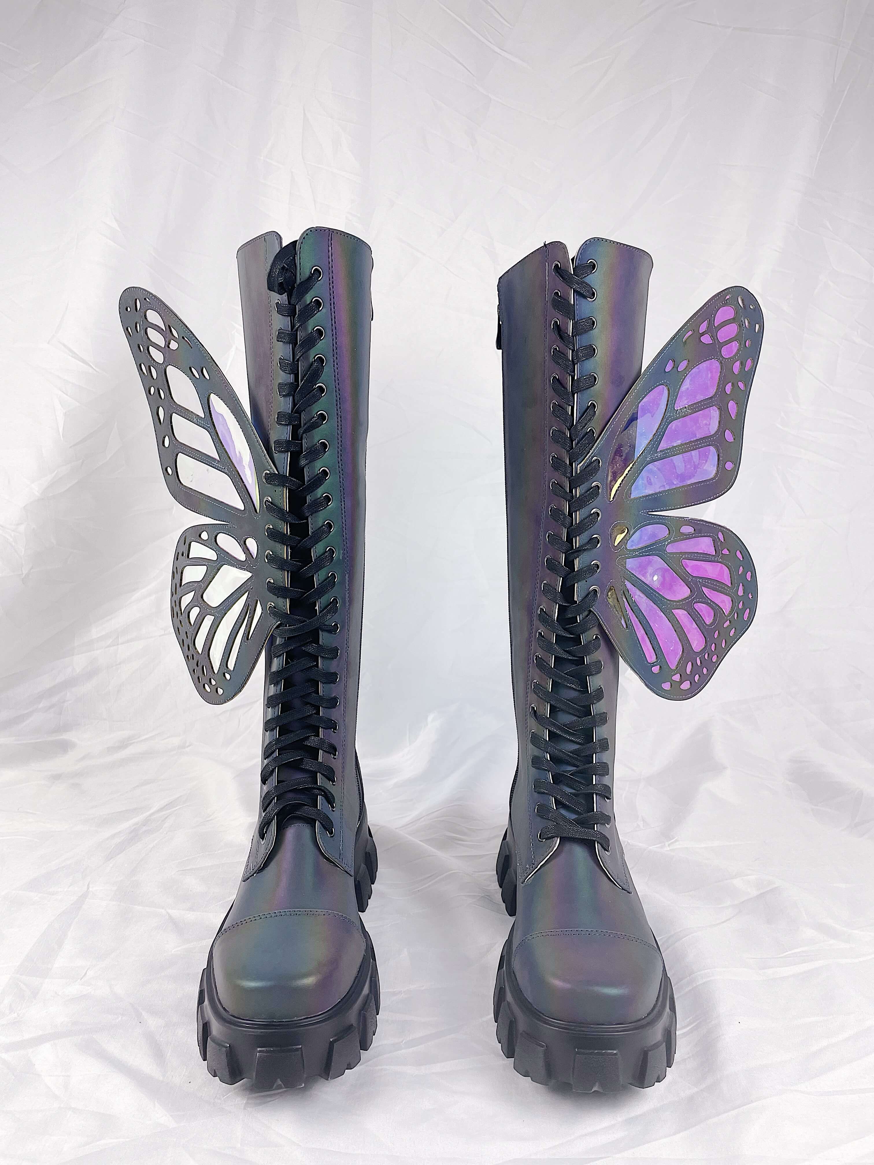 Holographic hot sale metamorphic boots