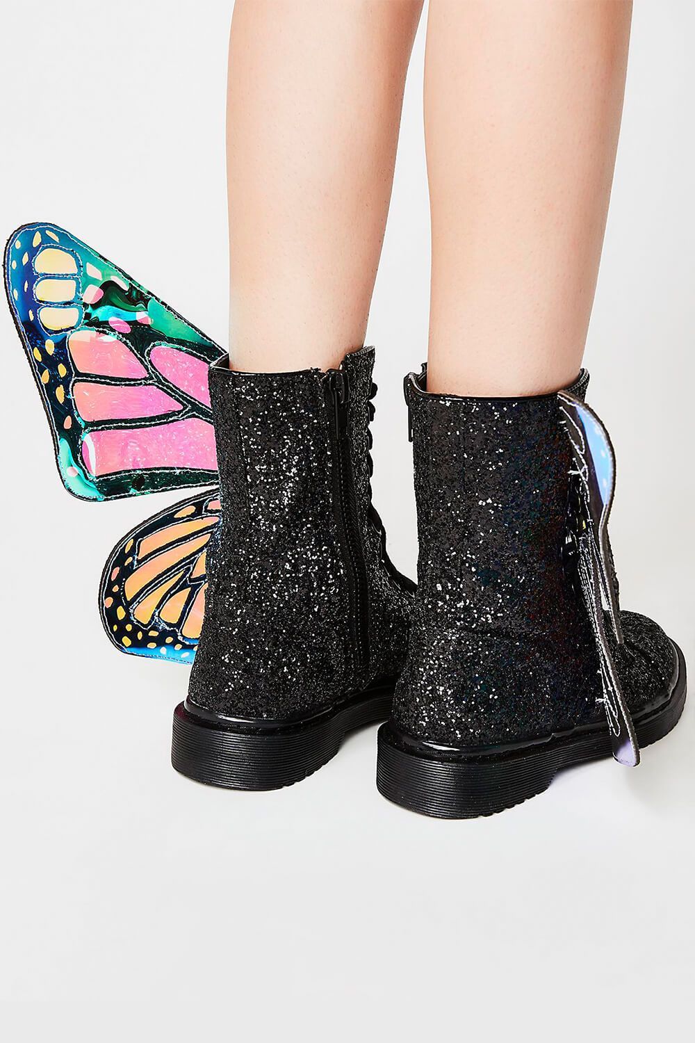 Metamorphic glitter boots sale